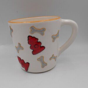 VINTAGE HOME ETC DOG BONE FIRE HYDRANT 3D ANIMAL THEME MUG CUTE DECORATIVE CUP